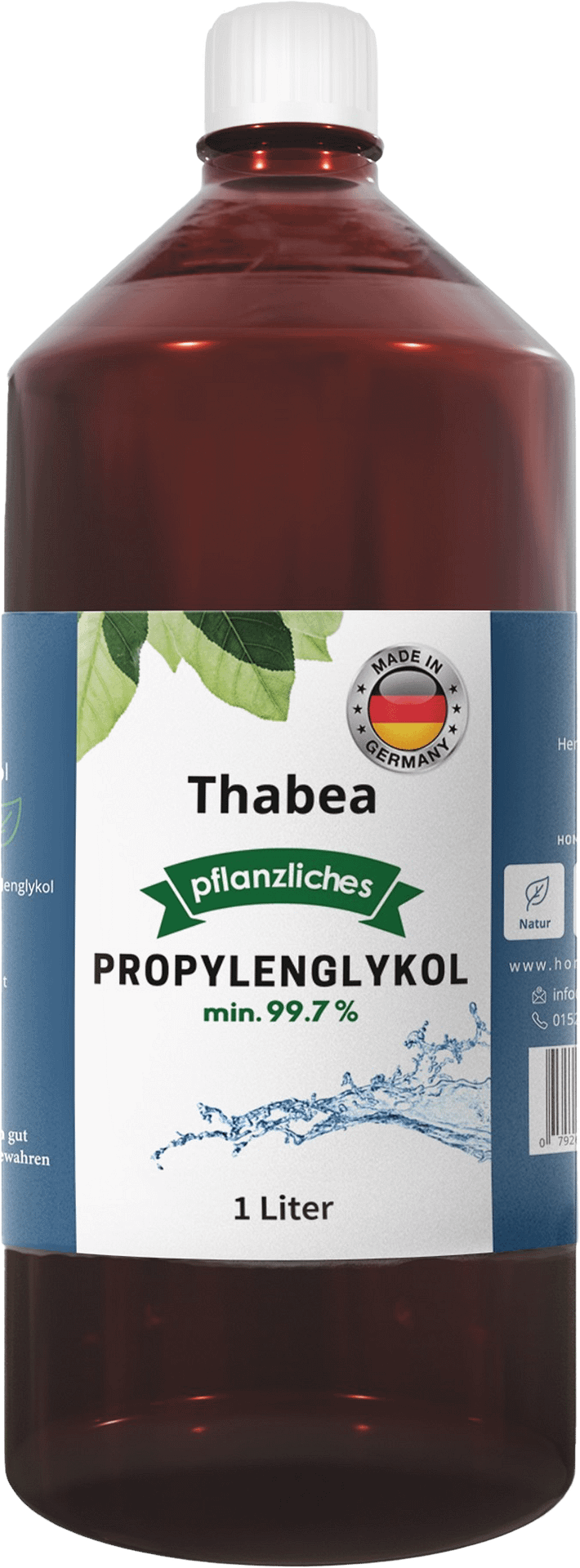 Thabea Propylenglykol 99,8% 1000ml – Made in Germany (E1520)