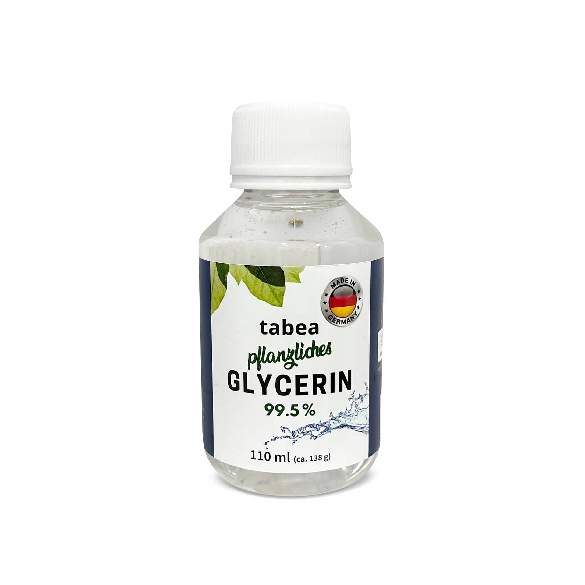 Tabea Glycerin 99,5% 100ml – 110ml – Made in Germany – (ca. 135g) Lebensmittelzusatzstoff (E422)